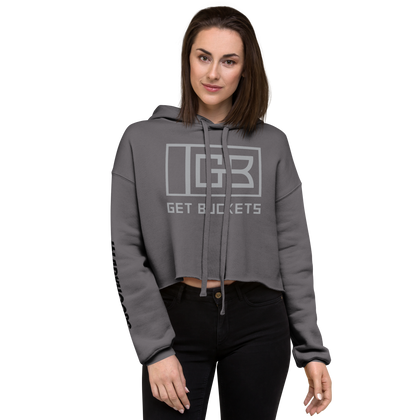 Get Buckets Ladies Crop Hoodie